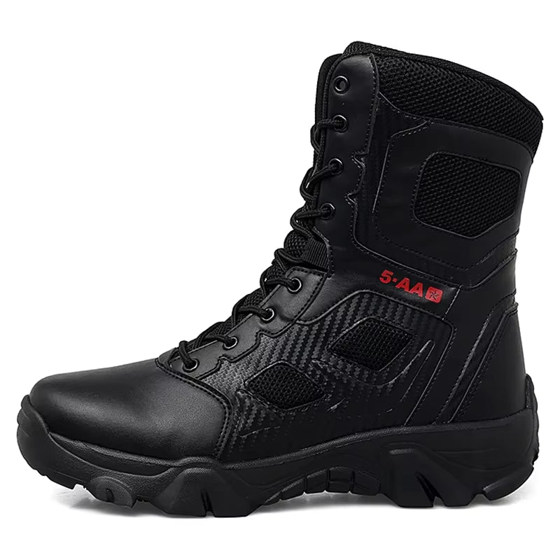 Men Shoes 2024 Winter Men Combat Tactical Boots Ankle Work Safety Shoes Special Force Army Boots Male Waterproof Motorcycle Shoe