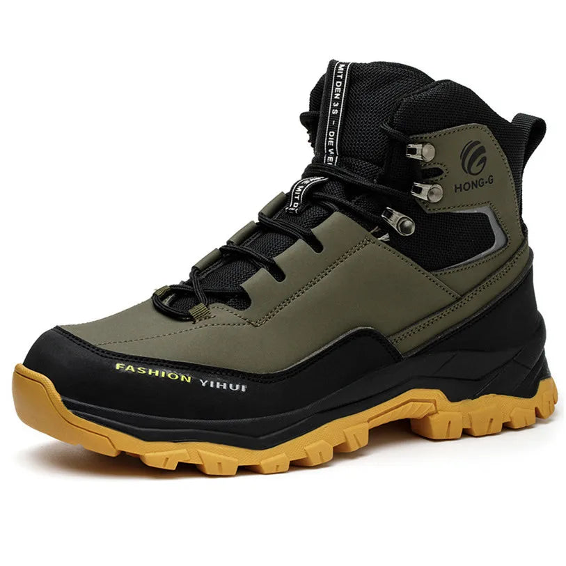 Safety Shoes Man Waterproof Safety Sneakers High Top Boots