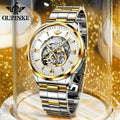 Automatic Mechanical Watch for Men Luxury Brand Imported Japan Movement Sapphire Mirror Skeleton Waterproof Wristwatches