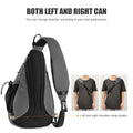 Mixi Men One Shoulder Backpack Women Sling Bag Crossbody USB Boys Cycling Sports Travel Versatile Fashion Bag Student School