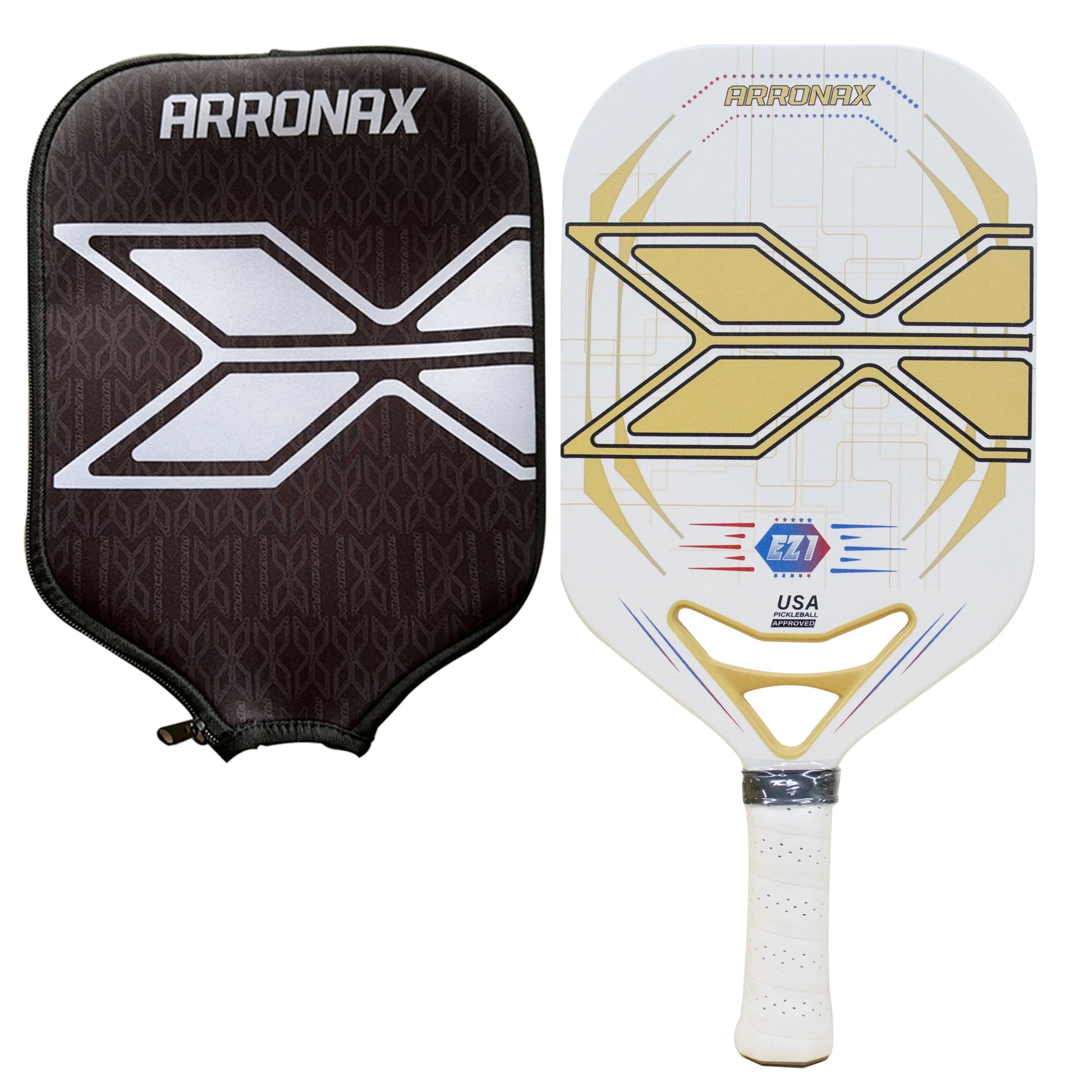 Professional 13Mm Carbon Fiber Pickleball Paddles Men Women Pickle Ball Rackets Racquet Cover for Outdoor Playing