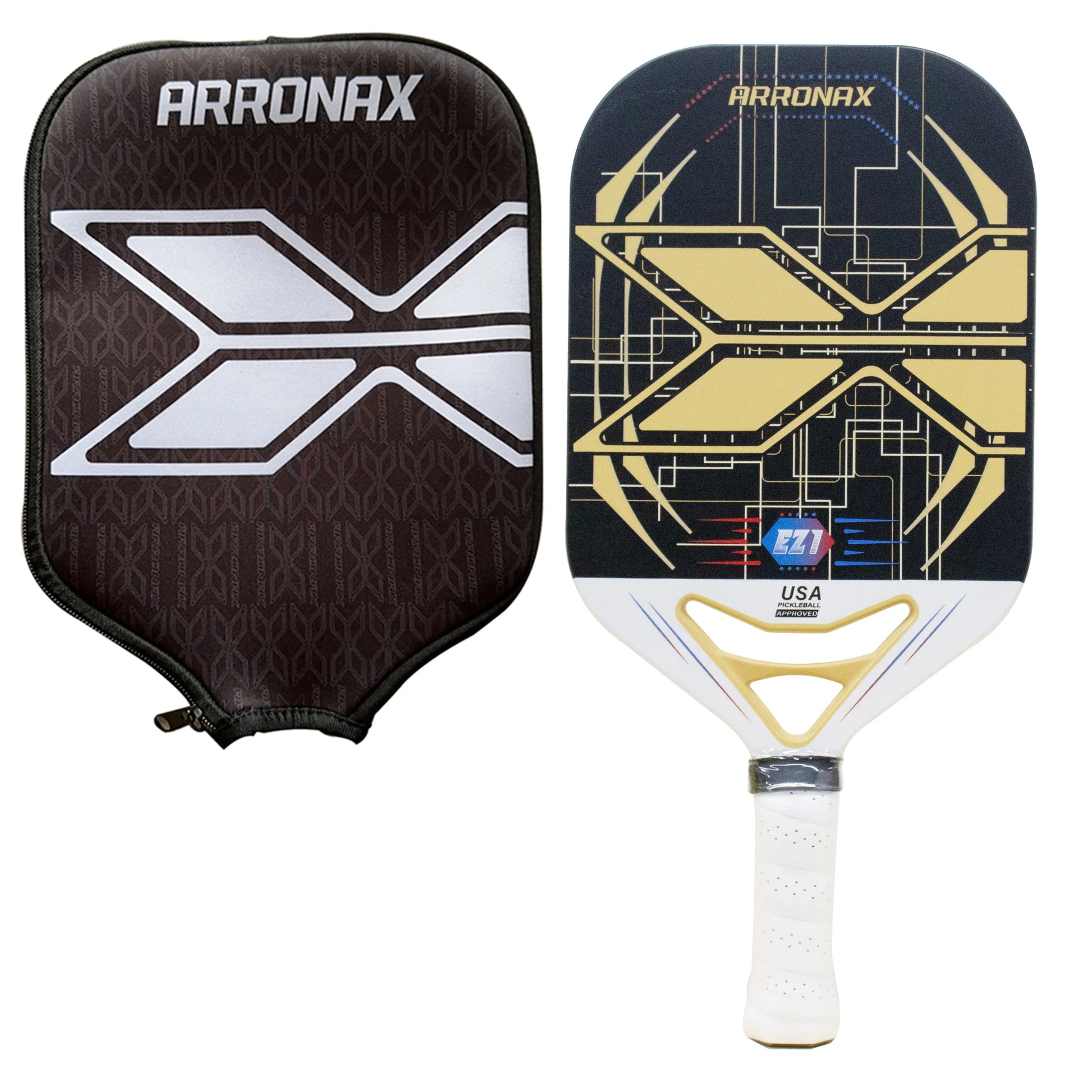 Professional 13Mm Carbon Fiber Pickleball Paddles Men Women Pickle Ball Rackets Racquet Cover for Outdoor Playing