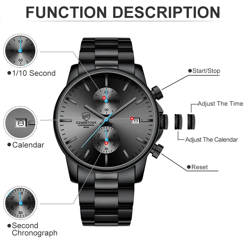 Watches for Men Warterproof Sports Mens Watch  Top Brand Luxury Clock Male Business Quartz Wristwatch Relogio Masculino