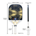 Professional 13Mm Carbon Fiber Pickleball Paddles Men Women Pickle Ball Rackets Racquet Cover for Outdoor Playing