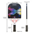 Professional 13Mm Carbon Fiber Pickleball Paddles Men Women Pickle Ball Rackets Racquet Cover for Outdoor Playing