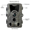 Outdoor Hunting Camera with 5000Mah Lithium Battery 16MP 1080P 