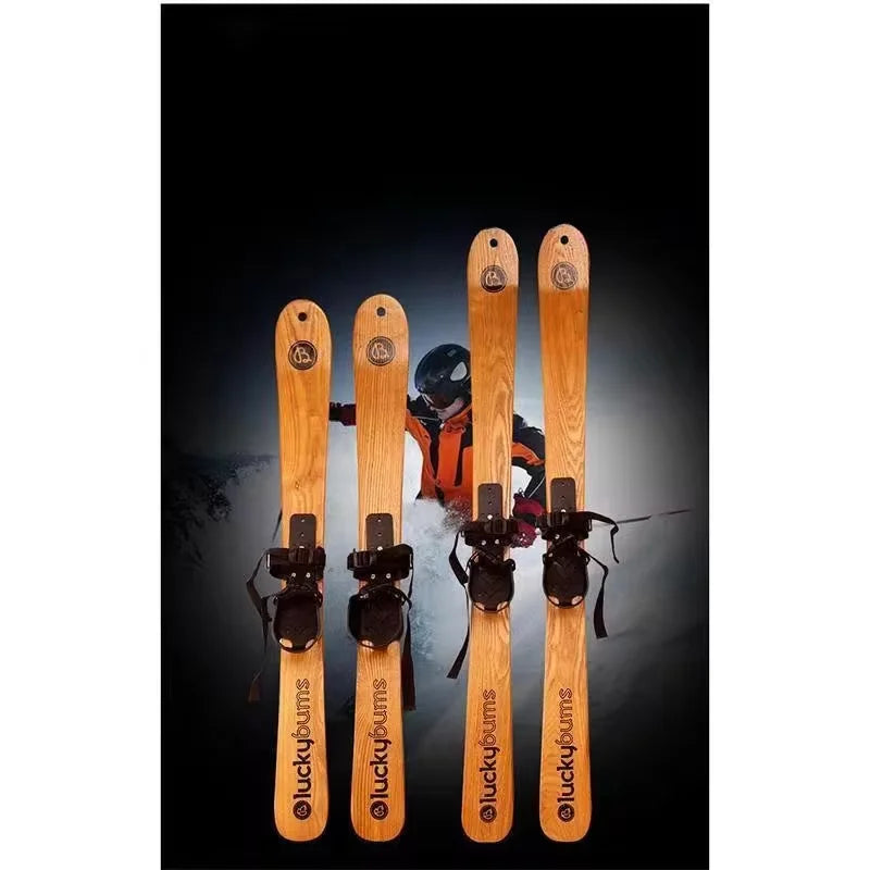 Outdoor Sport Solid Wood Snowboard Professional Skiing Board Deck Snowboard Sled Adult Children Ski Board