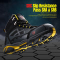 Mens Safety Work Boots Steel Toe Shoes Anti-Puncture Anti-Static Non Slip Protective Boots