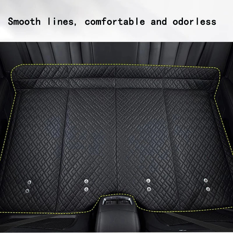 Rear Folding Bed Back Seat Extender ,Dog Car Seat Cover Car SUV Baby Car Travel Bed Rear Car Sleeping Mattress