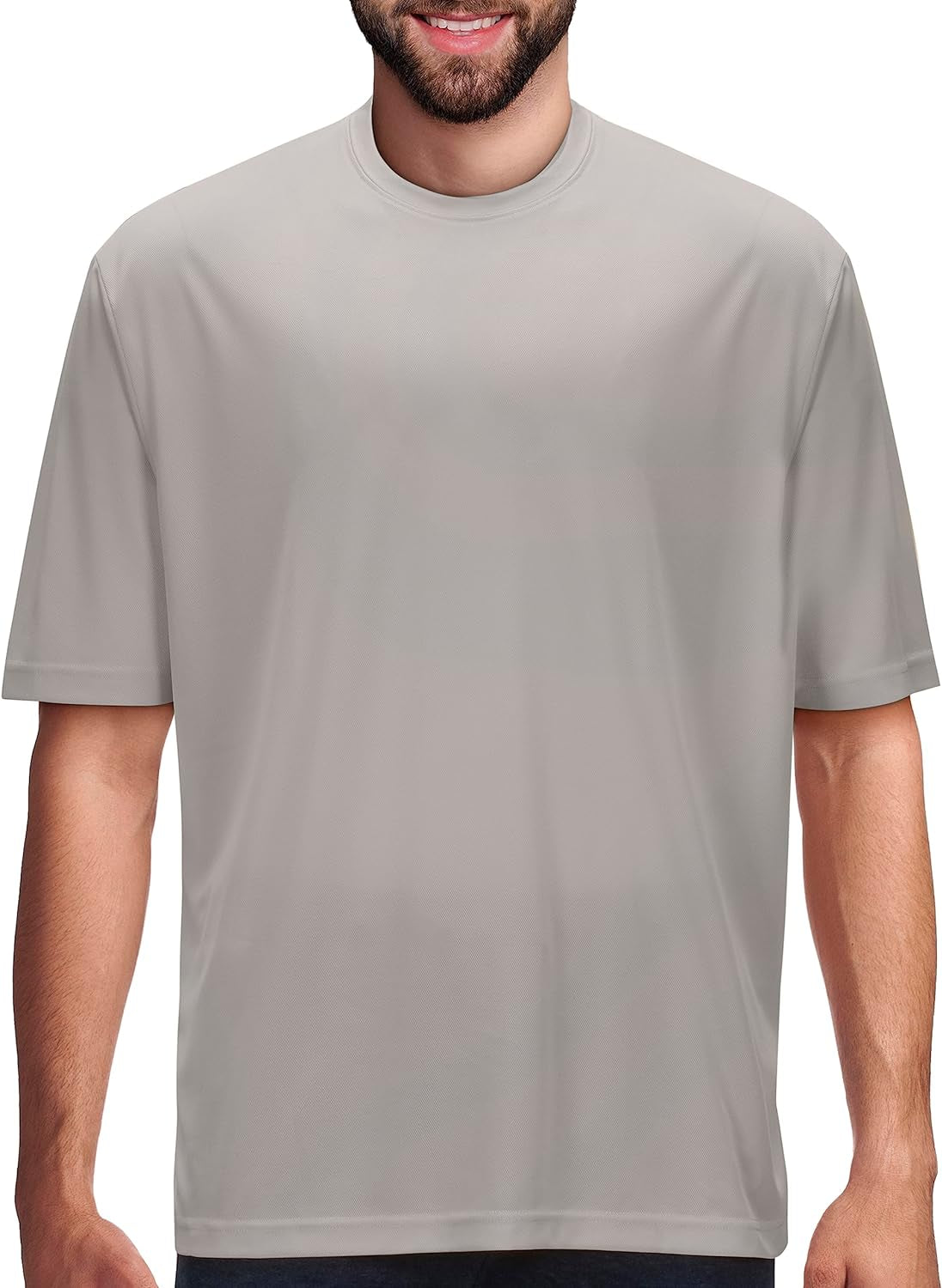 Men'S Moisture Wicking Athletic T Shirts Big Tees - Short Sleeve - Nice