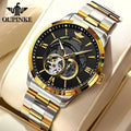 Automatic Mechanical Watch for Men Luxury Brand Imported Japan Movement Sapphire Mirror Skeleton Waterproof Wristwatches