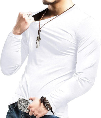 Men'S Athletic Shirts & Tees Slim Fit Crewneck Short Sleeve Casual Workout Plain Basic T-Shirts